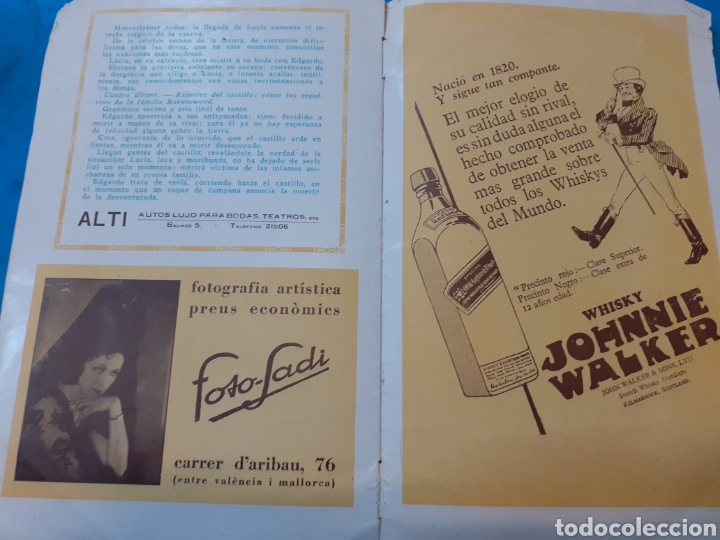 Libros: GRAN TEATRO DEL LICEO. Temporada 1931-32 - PROGRAMA OFICIAL - Foto 5