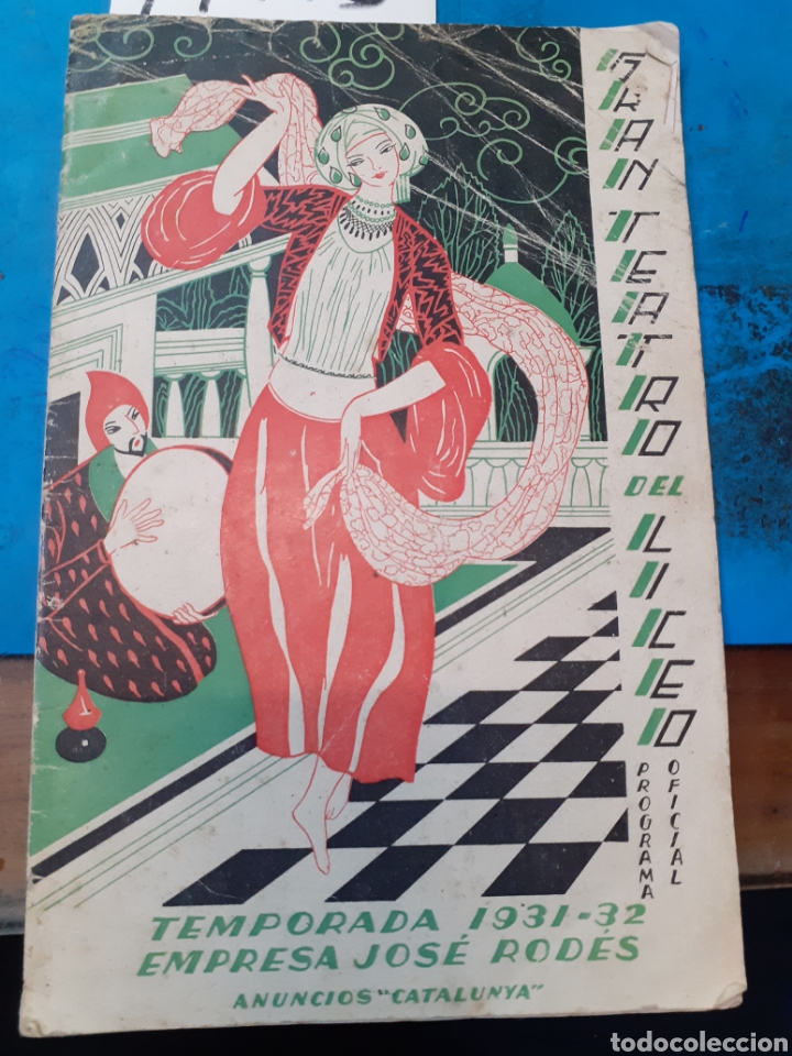 Libros: GRAN TEATRO DEL LICEO. Temporada 1931-32 - PROGRAMA OFICIAL - Foto 1