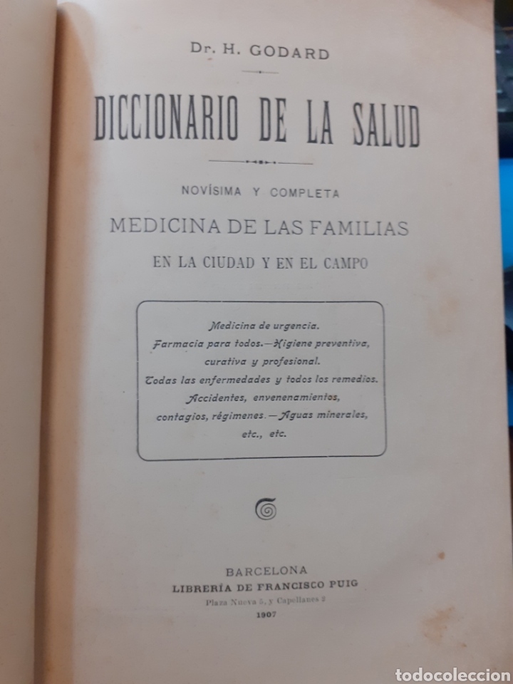 Libros: DICCIONARIO DE LA SALUD - GODARD, H. - Foto 1
