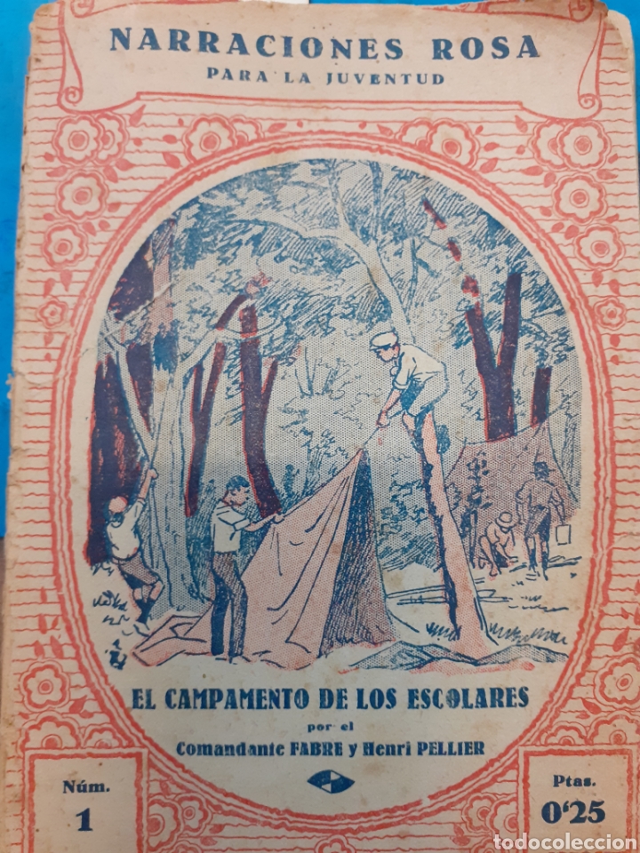 books: EL CAMPAMENTO DE LOS ESCOLARES - FABRE, Comandante y PELLIER, Henry