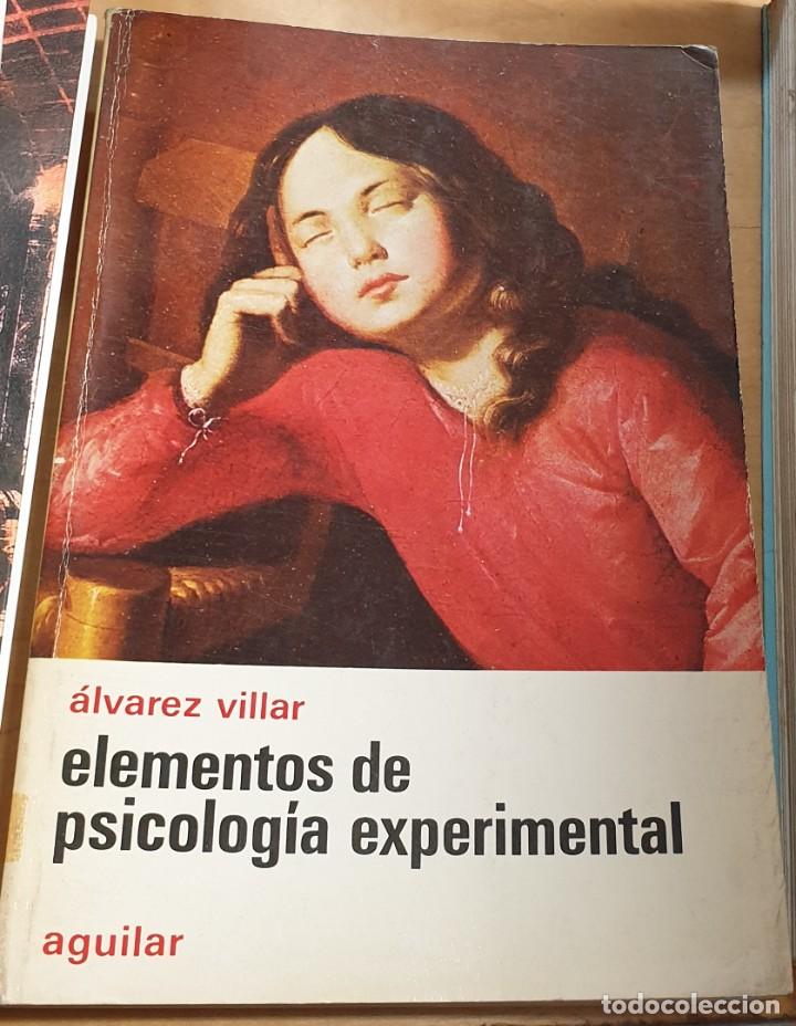 Libros: Elementos de psicolog&iacute;a experimental - &Aacute;LVAREZ VILLAR, A. - Foto 1