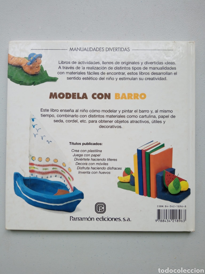 Libros: LIBRO ACTIVIDADES MODELA CON BARRO. - Foto 2