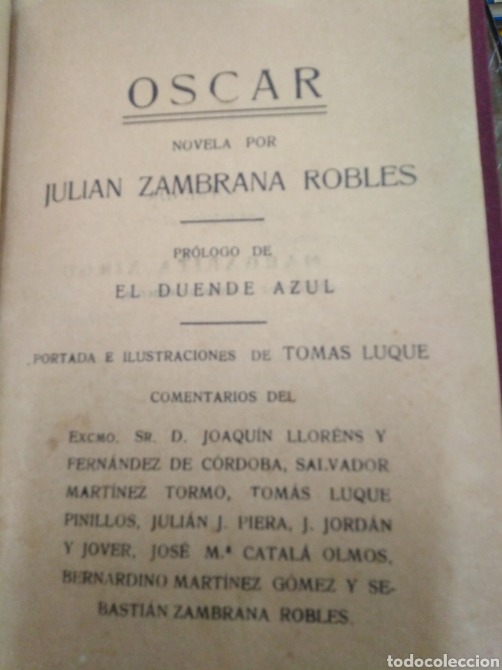 Libros: OSCAR - ZAMBRANA ROBLES, Julian. - Foto 3