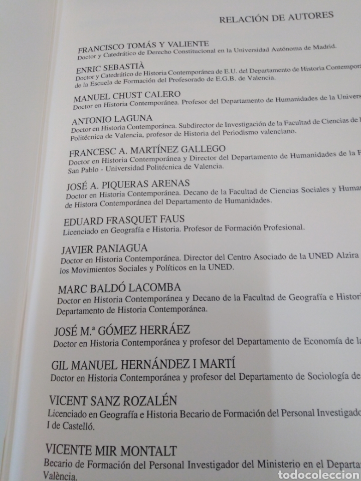 Libros: HISTORIA DE LA DIPUTACION DE VALENCIA - CHUST, Manuel (Dir.) - Foto 4