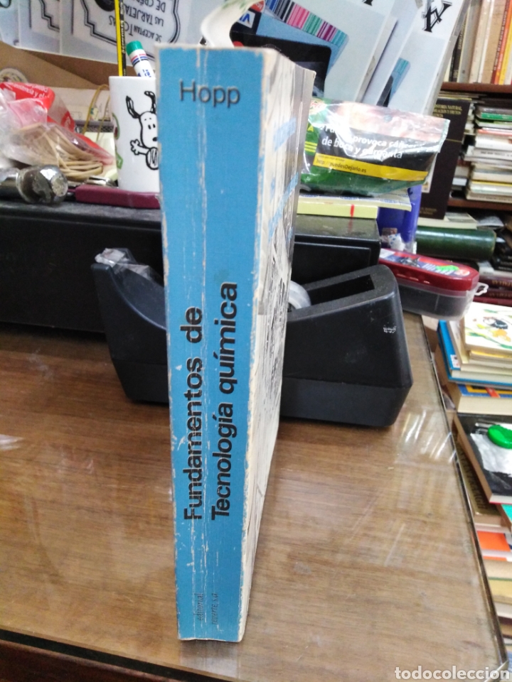 Libros: FUNDAMENTOS DE TECNOLOGIA QUIMICA - HOPP, V - Foto 2