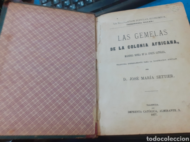 Libros: LAS GEMELAS DE LA COLONIA AFRICANA - SETTIER, J. M&ordf;. - Foto 3