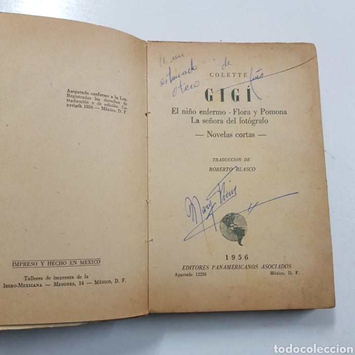 Libros: GIGI - COLETTE 1956 EDITORES PANAMERICANOS - Foto 2
