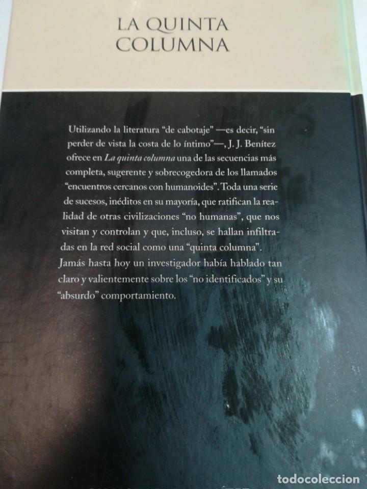 Libros: J.J. BENITEZ La quinta columna SA2510 - Foto 2