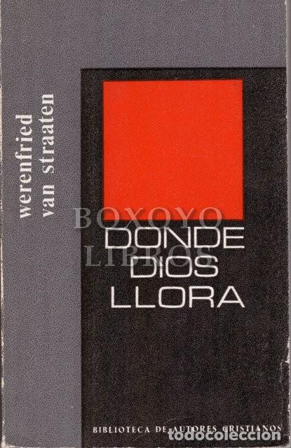 Libros: WERENFRIED VAN STRAATEN. Donde Dios llora - Foto 1