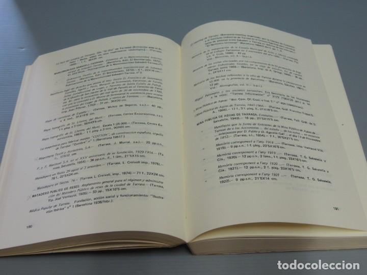 Libros: APORTACI&Oacute; PER A UNA BIBLIOGRAFIA TERRASSENCA.- MARIA COLL - Foto 4