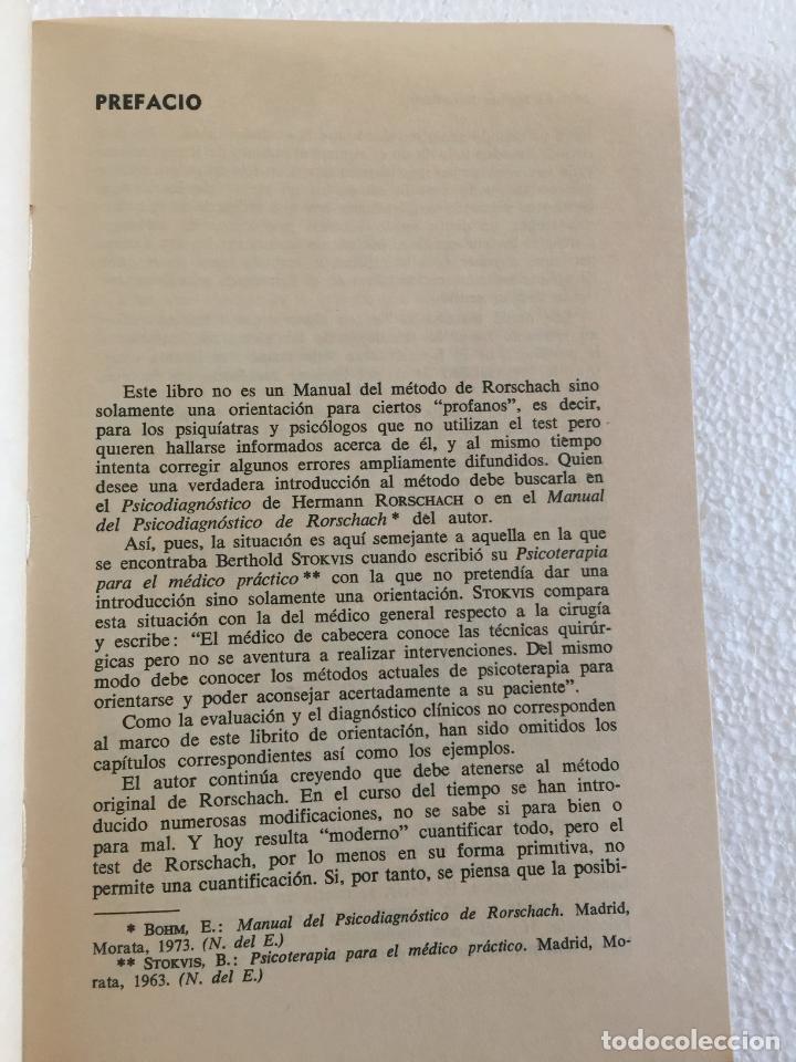 Libros: El test de Rorschach - E. Bohm - Foto 2