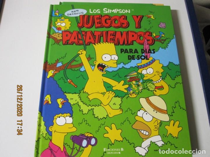 Libros: LOS SIMPSONS JUEGOS Y PASATIEMPOS PARA DIAS DE SOL EDICIONES B - Foto 1