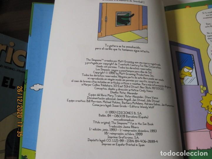 Libros: LOS SIMPSONS JUEGOS Y PASATIEMPOS PARA DIAS DE SOL EDICIONES B - Foto 4