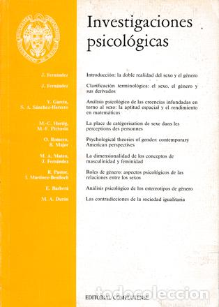 Libros: Investigaciones Psicol&oacute;gicas N&ordm;9. Editorial Complutense. - Foto 1