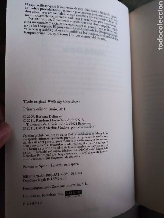 Libros: Mientras Dorm&iacute;as. Barbara Delinsky - Foto 3