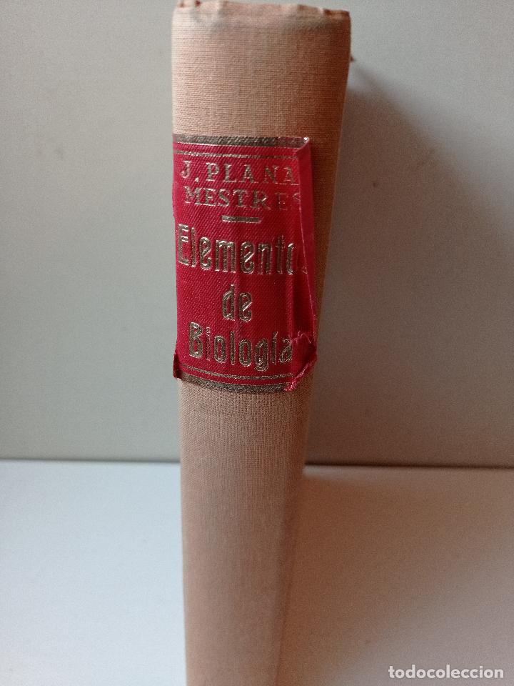 Libros: ELEMENTOS DE BIOLOG&Iacute;A JOSE PLANAS MESTRES. - Foto 1