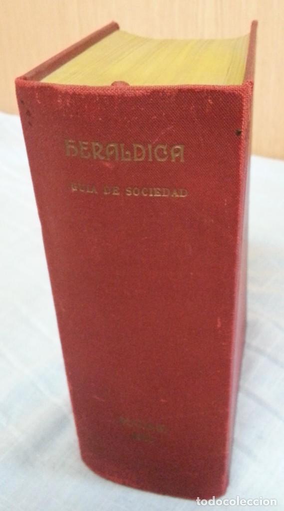 Libros: Libro Her&aacute;ldica. A&ntilde;o 1963. Gu&iacute;a de Sociedad. - Foto 3