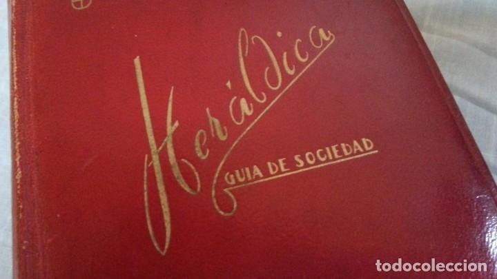 Libros: Libro Her&aacute;ldica. A&ntilde;o 1960. Gu&iacute;a de Sociedad. - Foto 2
