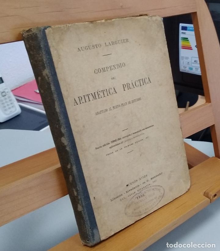 books: Compendio en aritm&eacute;tica pr&aacute;ctica - Augusto Larguier