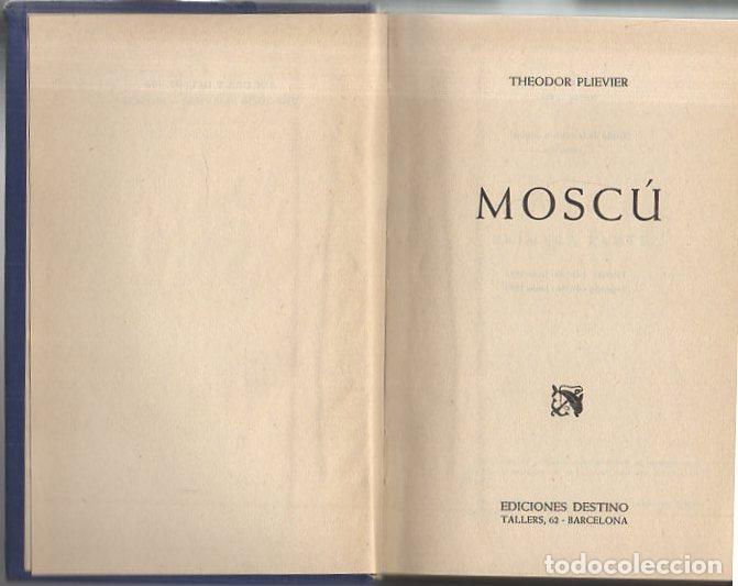 Libros: MOSCU. - PLIEVIER, Theodor. - Foto 1