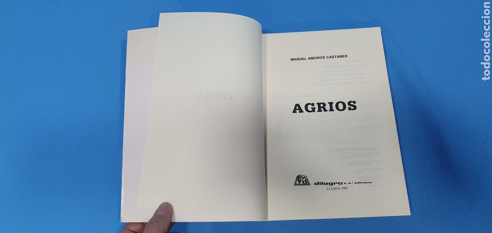 Libros: AGRIOS - M. AMOR&Oacute;S - 4a EDICI&Oacute;N - DIAGRO - Foto 2