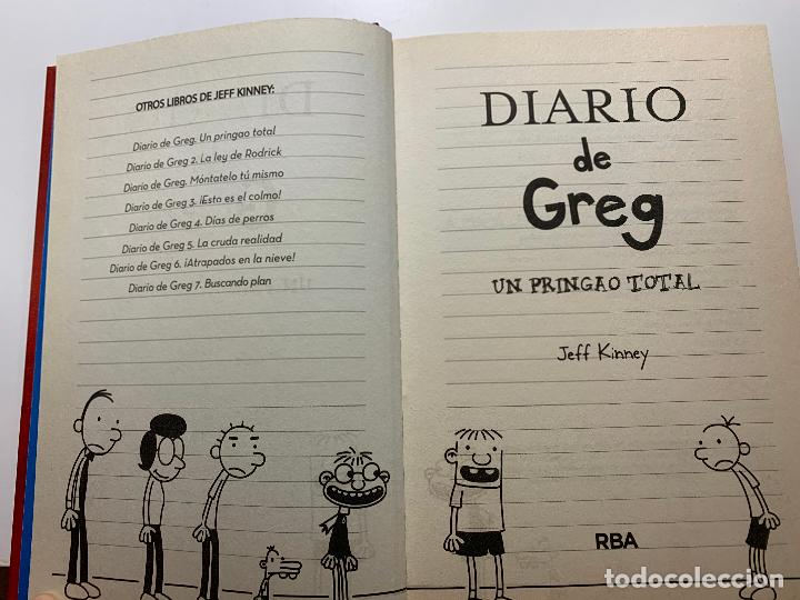 Libros: DIARIO DE GREG. UN PRINGAO TOTAL. JEFF KINNEY - Foto 3