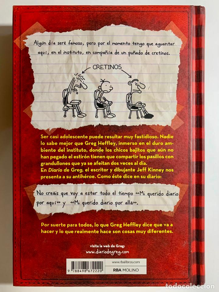 Libros: DIARIO DE GREG. UN PRINGAO TOTAL. JEFF KINNEY - Foto 5