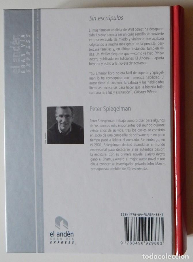 Libros: Sin escr&uacute;pulos - Peter Spiegelman, 2008 - Foto 2