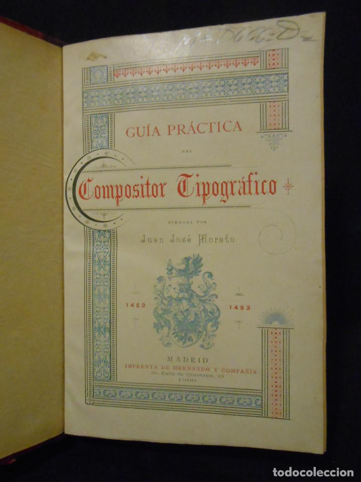 Libros: MORATO, Juan Jos&eacute;.- - Gu&iacute;a pr&aacute;ctica del compositor tipogr&aacute;fico. - Foto 1