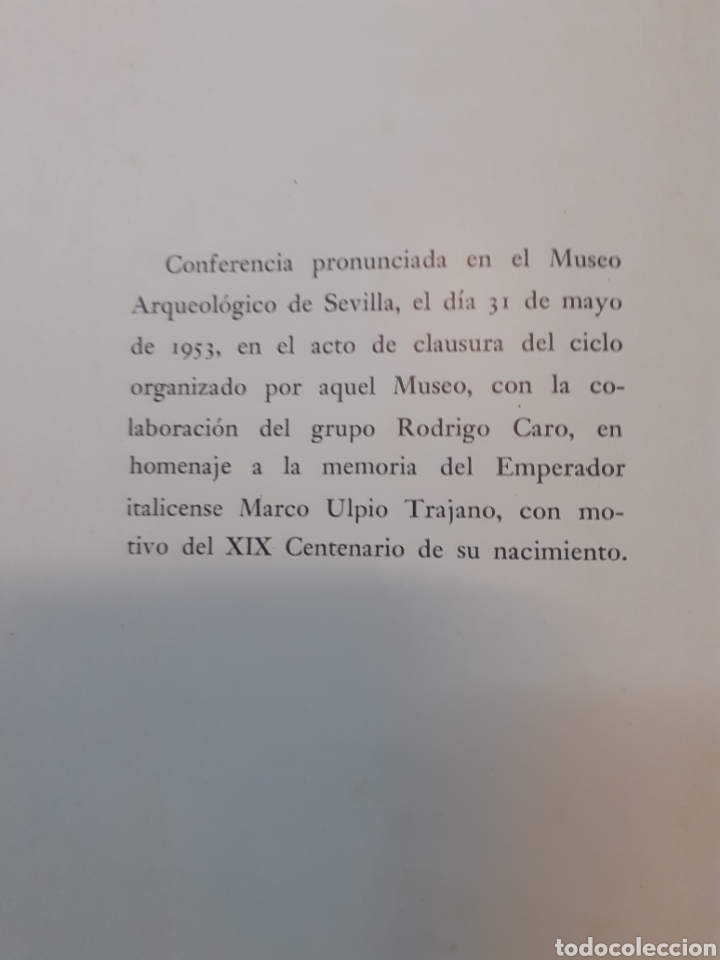 Libros: TRAJANO o EL MILITAR - SINTES OBRADOR, F. - Foto 3