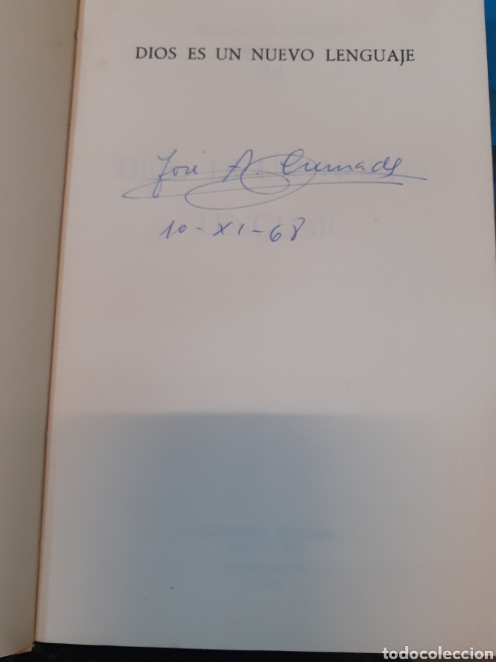 Libros: DIOS ES UN NUEVO LENGUAJE - MOORE, Sebastian - Foto 2