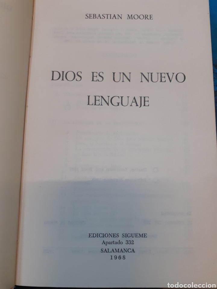 Libros: DIOS ES UN NUEVO LENGUAJE - MOORE, Sebastian - Foto 3