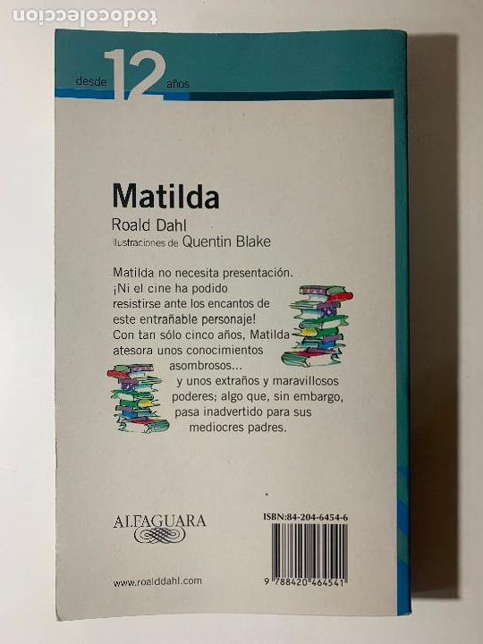 Libros: MATILDA. ROALD DAHL. PROXIMA PARADA ALFAGUARA - Foto 4