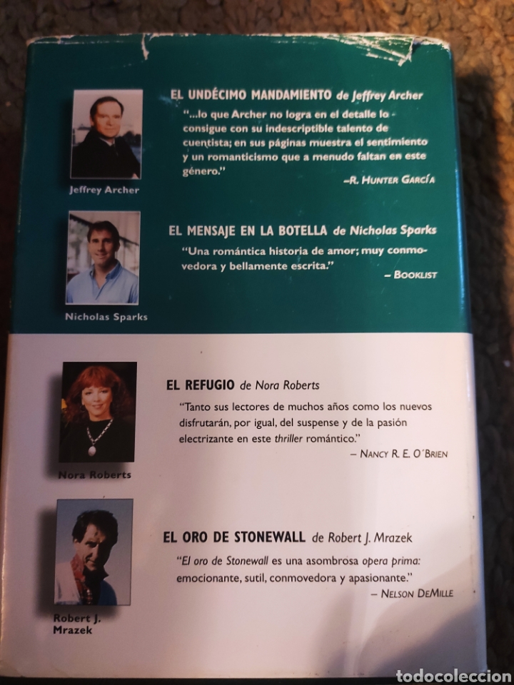 Libros: Libros Selectos. El Und&eacute;cimo Mandamiento. El Mensaje en la Botella. El Refugio. El Oro del Stonewall - Foto 5