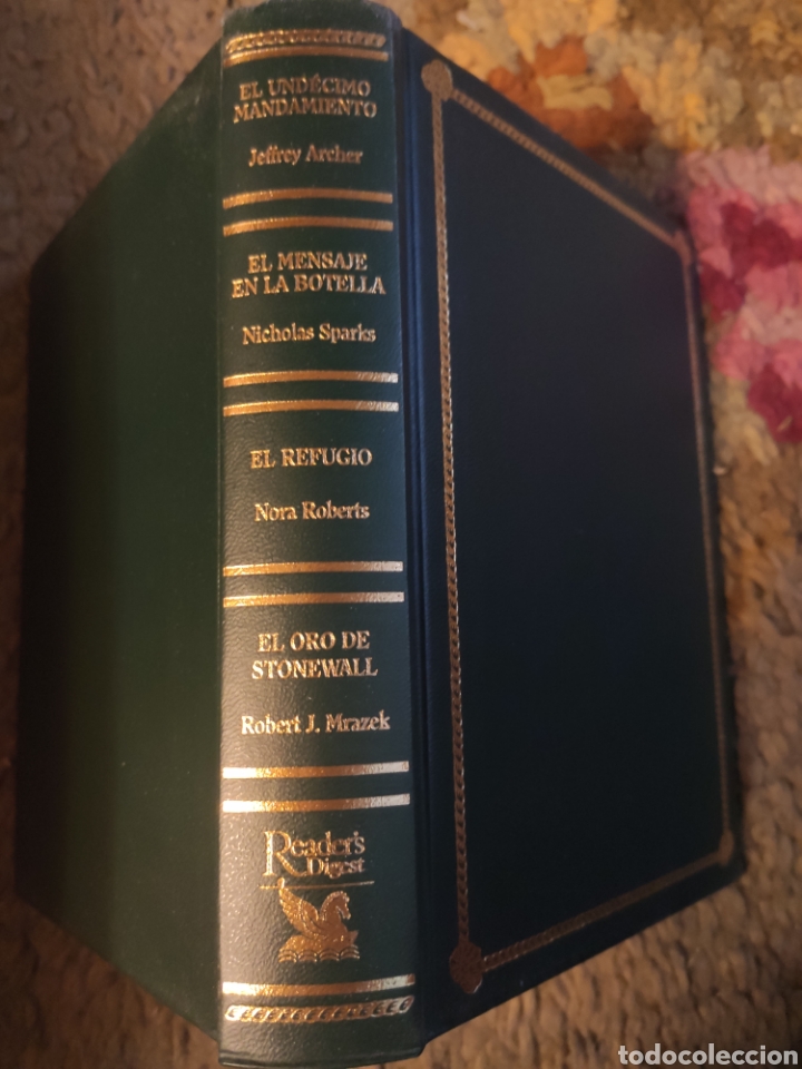 Libros: Libros Selectos. El Und&eacute;cimo Mandamiento. El Mensaje en la Botella. El Refugio. El Oro del Stonewall - Foto 2