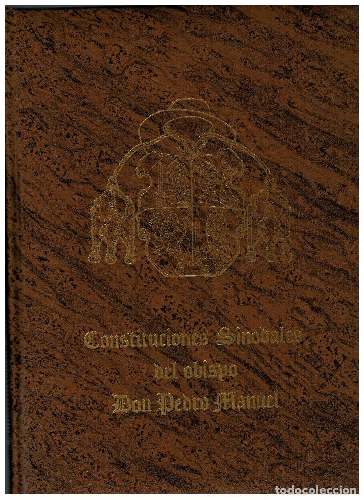 Libros: CONSTITUCIONES SINODALES DEL OBISPO DON PEDRO MANUEL - Foto 1
