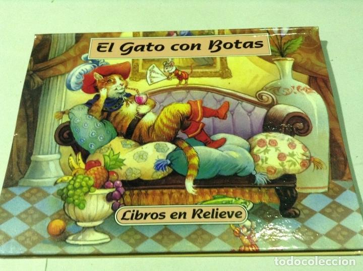 Libros: el gato con botas - libros en relieve - tdk45 - - Foto 1