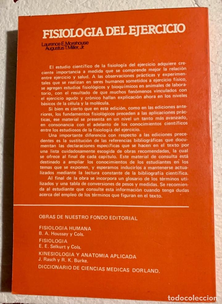 Libros: Fisiolog&iacute;a del ejercicio. Laurence E. Morehouse. 1983 - Foto 3