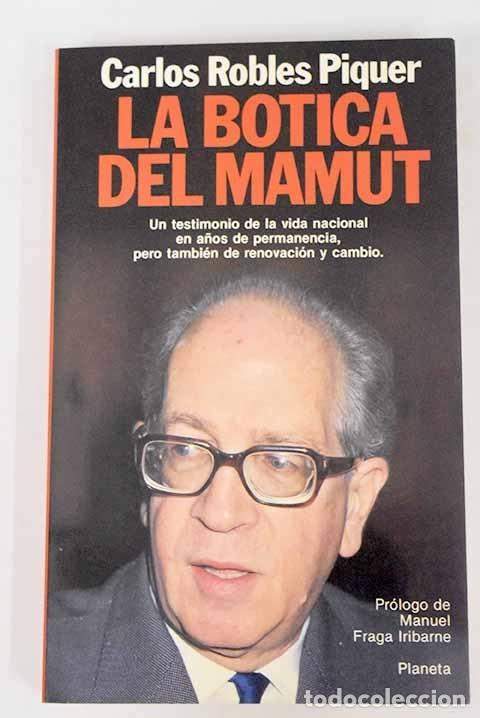 Libros: La botica del mamut.- Robles Piquer, Carlos - Foto 1