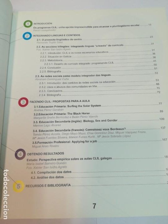 Libros: Clil: Integrando linguas &rdquo;a trav&eacute;s&rdquo; do curriculo (gallego) SA2612 - Foto 2