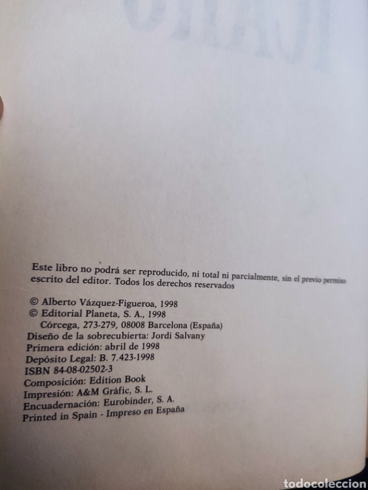 Libros: &Iacute;caro. Alberto V&aacute;zquez Figueroa - Foto 2