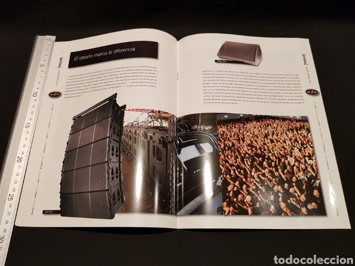 Libros: Cat&aacute;logo de altavoces DAS Manowar de la gira 2011. En espa&ntilde;ol. - Foto 4