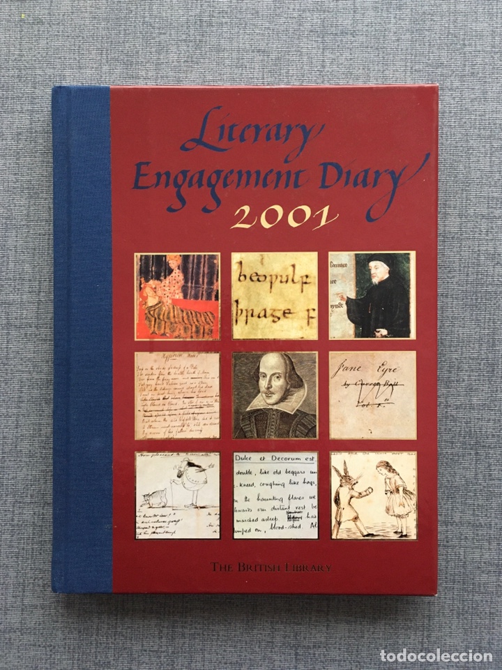 Libri di seconda mano: Literary Engagement Diary 2001, The British Library, sin usar, nuevo