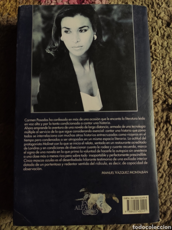Libros: Cinco Moscas Azules. Carmen Posadas. - Foto 2