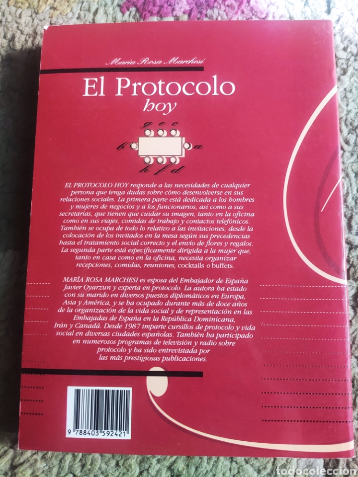 Libros: El Protocolo Hoy. Mar&iacute;a Rosa Marchesi - Foto 2