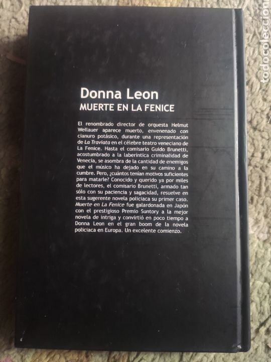 Libros: Muerte en la Fenice. Donna Leon - Foto 2