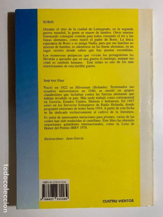Libros: BORIS - JAAP TEER HAAR - EDITORIAL NOGUER - 1989 - Foto 2