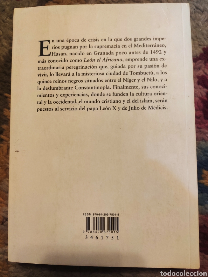 Libros: Le&oacute;n el Africano. Amin Maalouf. Alianza Editorial 2010 - Foto 2