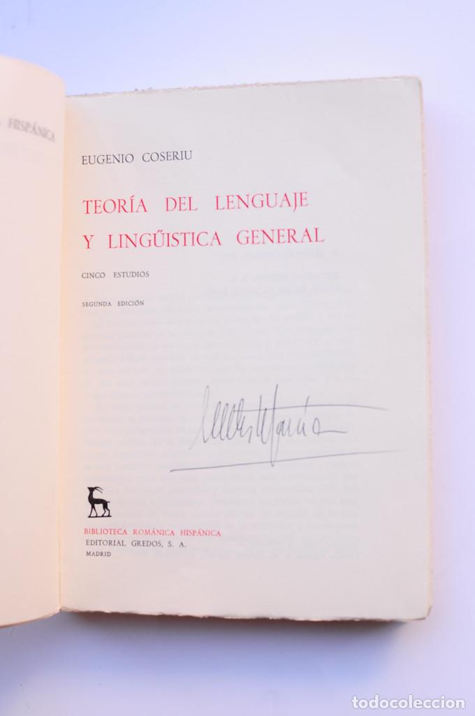 Libros: Teor&iacute;a del lenguaje y ling&uuml;&iacute;stica general. Cinco estudios - COSERIUS, Eugenio - Foto 2