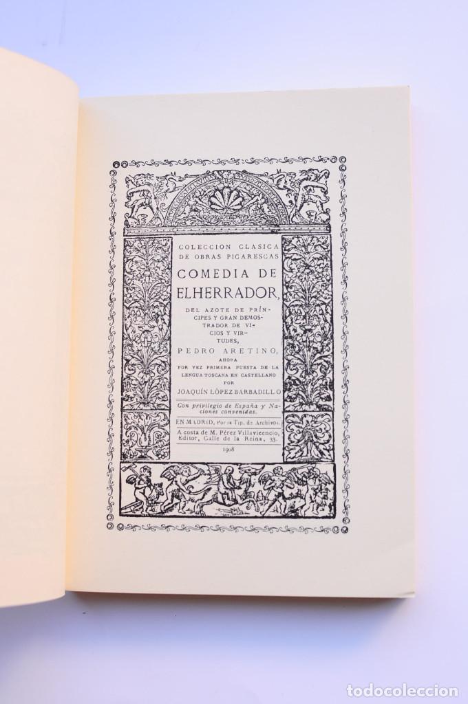 Libros: Comedia de El Herrador - ARETINO, Pietro - Foto 3